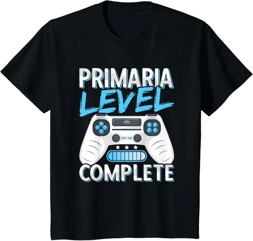Vista 40 de Camiseta completa de diploma de escuela primaria de graduación, Negro