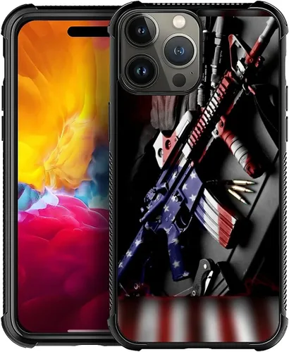 Vista 548 de Funda compatible con iPhone 15, diseño de elefantes africanos, diseño increíble a prueba de golpes, antiarañazos, carcasa trasera de policarbonato