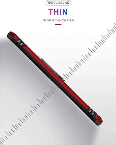 Vista 6 de YaHan Funda para Xiaomi Redmi Note 8, anillo giratorio de 360 grados, soporte híbrido, resistente, de doble capa, a prueba de golpes, con protector