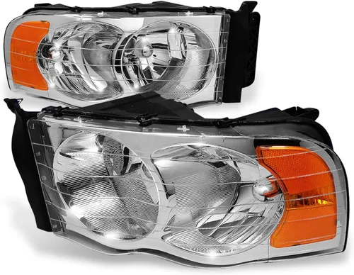 Vista 13 de Auto Dynasty Faros LED DRL Compatible con 2002 2003 2004 2005 Dodge Ram 1500 2500 3500, Señal de Giro Secuencial, Faros Proyectores Negros