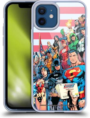 Vista 77 de Head Case Designs Funda de gel con licencia oficial de la Liga de la Justicia DC Comics #10 Darkseid War Comic Book Cover