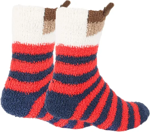 Vista 6 de Benefeet Sox Calcetines mullidos para hombre, calcetines divertidos y esponjosos, calcetines suaves de dibujos animados, calcetines suaves de felpa
