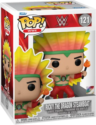 Vista 2 de Funko Pop! WWE: Ricky The Dragon Steamboat - Figura de vinilo coleccionable - Idea de regalo - Mercancía oficial - para niños y adultos - fanáticos