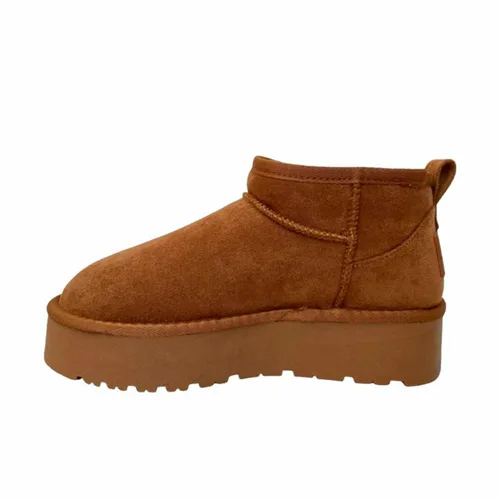 Vista 3 de Botines de Mujer XTI Marrón