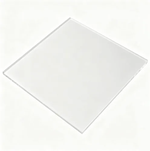 Vista 6 de FixtureDisplays® Tablero cuadrado de acrílico transparente Tablero de letrero transparente Hoja de acrílico cuadrada 10.5 x 10.5 "Placa de logotipo
