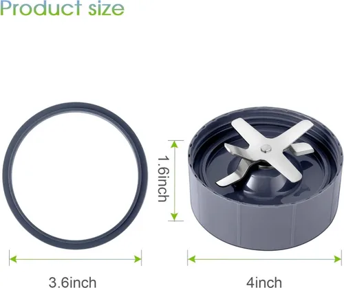 Vista 9 de 2 paquetes de cuchilla extractora de repuesto para licuadora NutriBullet 600w Pro 900w