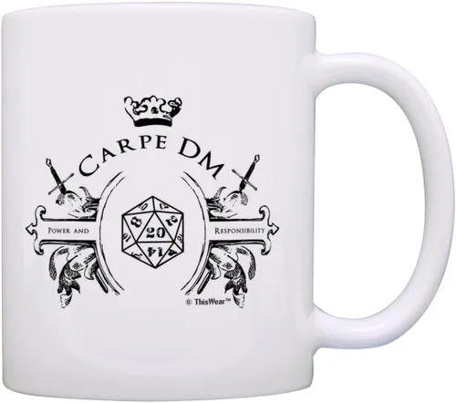 Vista 11 de Gaming Gifts D20 Dice Roll Critical Fail The Dark Elf Laughs Crit Fail Dados Taza Negro 15oz - Elfo Oscuro
