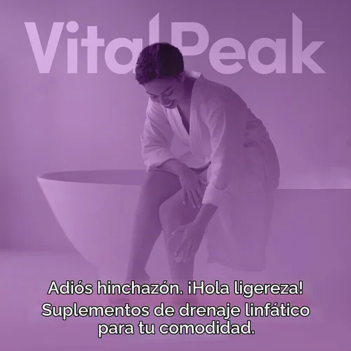 Vista 7 de Pico linfático, suplementos de drenaje linfático, soporte