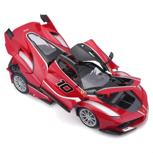 Vista 2 de Bburago B18-16010 Ferrari FXX-K Kit de Modelo Fundido, Rojo, Escala 1:18