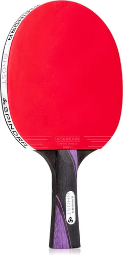 Vista 7 de Ghost Professional Competition Ping Pong Paddle y estuche de fibra de carbono Tecnología HSS para un máximo giro y control