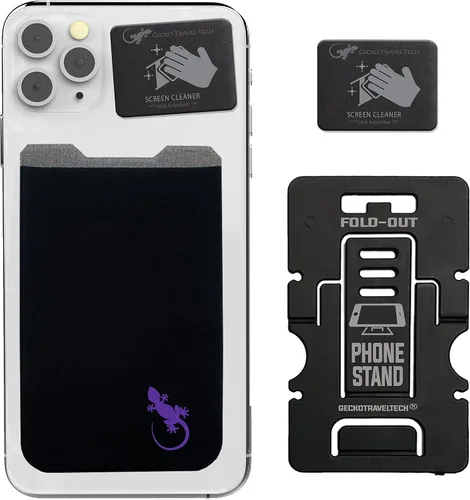 Vista 10 de Gecko - Cartera adhesiva para tarjetas de crédito y dinero en efectivo