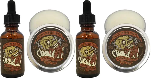 Vista 7 de Grave Before Shave Paquete de barba de caramelo moca (aroma a café caramelo moca)
