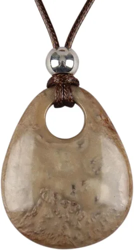 Vista 67 de Jeilwiy Collar de cuero para mujer, collar funky, gargantilla de cuerda con colgante, joyería de estilo bohemio