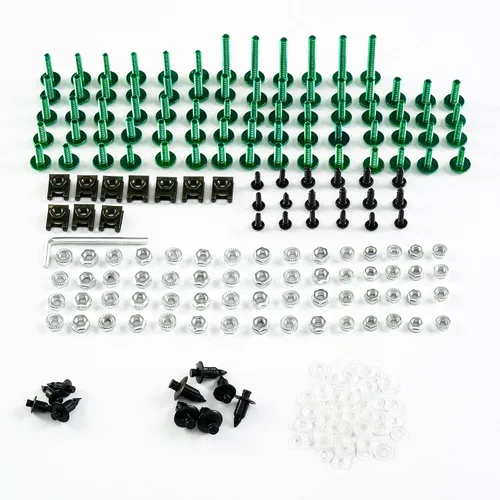 Vista 10 de Kit de pernos de carenado, tornillos, tuercas, arandelas, clips, kits de montaje de pernos de motocicleta aptos para Yamaha 2017 R6 R6 2017 2018