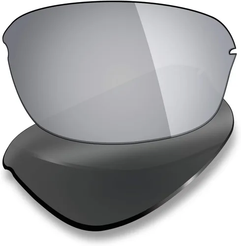 Vista 5 de Mryok 4 pares de lentes polarizadas de repuesto para gafas de sol Oakley Half Wire 2.0 Stealth BlackFire RedIce BlueSilver Titanium