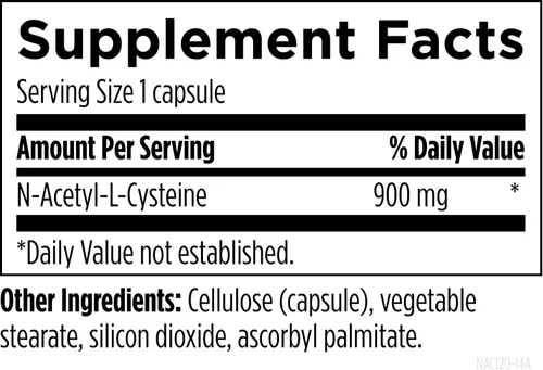 Vista 2 de Designs for Health N-acetil-L-cisteína - 900 mg NAC, precursor antioxidante de glutatión - desintoxicación + apoyo de recuperación de entrenamiento