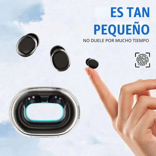 Vista 7 de Mini auriculares invisibles pequeños inalámbricos Bluetooth de perfil bajo más pequeños micro discretos auriculares ocultos para pequeños canales