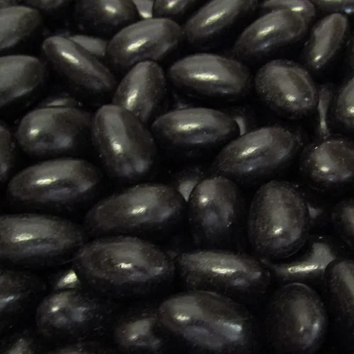 Vista 2 de Its Delish, almendras negras de Jordan de 2 libras a granel Nuez de almendra azucarada con revestimiento de caramelo dulce – Recuerdos de boda a