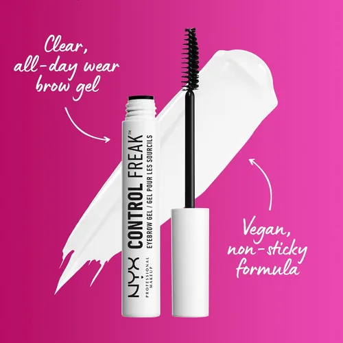 Vista 8 de NYX PROFESSIONAL MAKEUP Control Freak Gel para cejas - Transparente