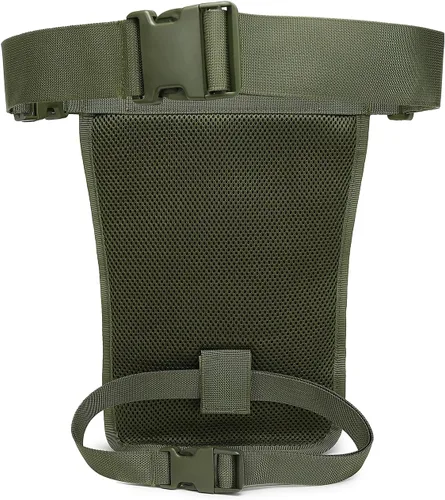 Vista 3 de Bolsa Táctica de Motocicleta para Pierna con Funda de Muslo y Holster para Pistola de Hombres para Caza y Tiro al Blanco con Almacenamiento
