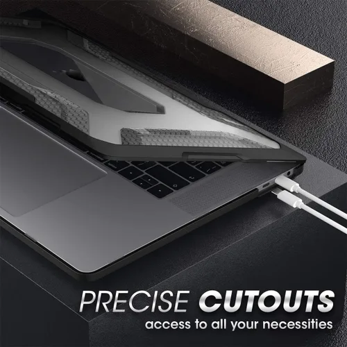Vista 4 de SUPCASE [Serie Unicorn Beetle] Funda diseñada para MacBook Pro de 16 pulgadas A2141 (versión 2019), funda delgada de poliuretano termoplástico