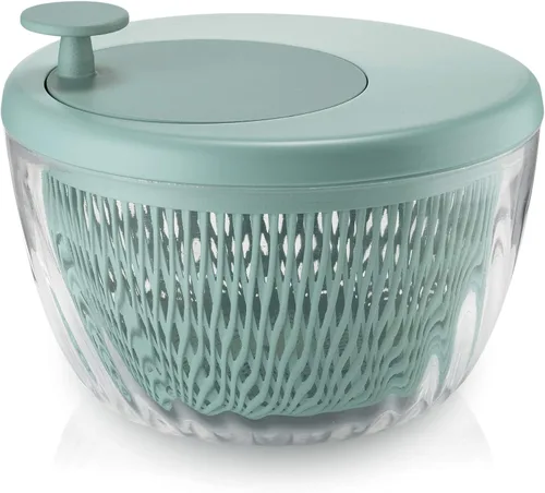 Vista 6 de Guzzini Twist & Dry Ensalada Spinner, Azul 170900134