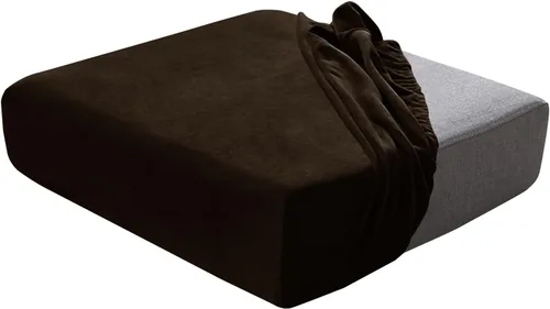 Vista 31 de Juego de fundas de cojín para asiento de sofá, fundas de cojín de terciopelo elástico, repuesto para cojines individuales con tela elástica Aguacate