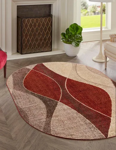 Vista 14 de Unique Loom Colección Otoño Alfombra de Área - Plantation (5' 3" Redonda, Multicolor/Beige)