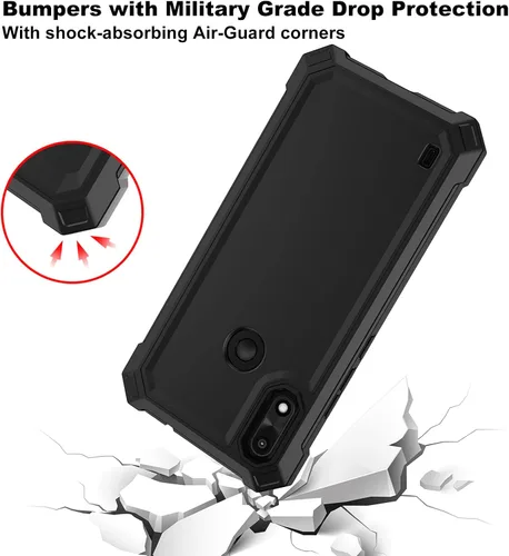 Vista 4 de Ailiber Funda para teléfono Gabb Phone4, funda Gabb Phone 4 con protector de pantalla, protección de doble capa, parachoques de TPU en esquina a