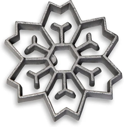 Vista 24 de Molde escandinavo de roseta Achappam, molde para buñuelos, fabricante de rosetas, herramienta de galletas de roseta, molde de aluminio fundido
