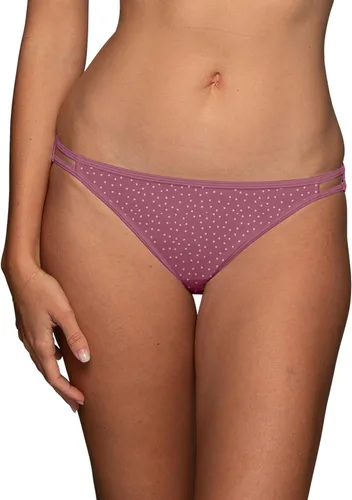 Vista 67 de Vanity Fair Bragas de bikini con tira para mujer, Illumination, con elástico sedoso y ribete de satén Paquete de 3 Negro (Midnight Black)