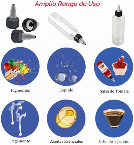 Vista 6 de 40 tapas de botella con giro natural 24/410, tapas de repuesto para botellas con orificio de 0.115
