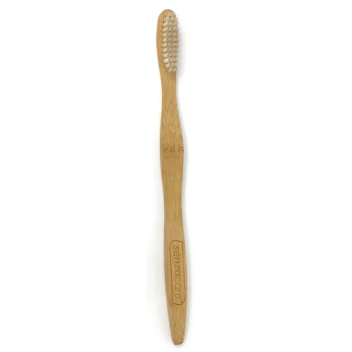 Vista 3 de Senzacare Cepillo de dientes de bambú suave para adultos, 1 EA