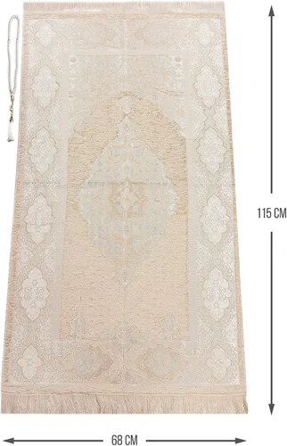 Vista 5 de ihvan online Vestidos musulmanes para mujer, vestido de oración de una pieza, alfombra de oración y cuentas, juego de regalo islámico para Eid