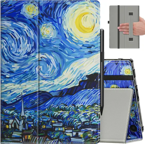 Vista 22 de VORI Funda para tableta Amazon Kindle Fire HD 10 (13ª/11ª generación 2023/2021) y Fire HD 10 Plus – Funda plegable delgada con función