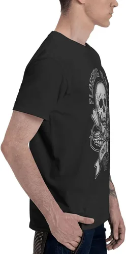 Vista 3 de Camisetas de algodón de manga corta con cuello redondo y estampado 3D para hombre, camisetas gráficas cómodas