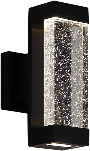 Vista 3 de Cerdeco Lámpara de pared para exteriores de 11.4 pulgadas, cristal
