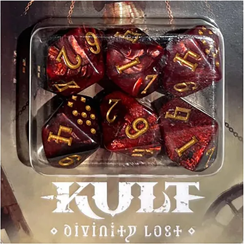 Vista 3 de Impressions Kult: Divinity Lost: Juego de dados (edición Inferno) - Juego de dados de 6 piezas