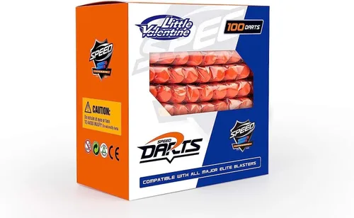 Vista 2 de Nerf N Strike Blaster Compatible Dart Bullets, Compatible with All Elite 2.0 Series Blasters Blue