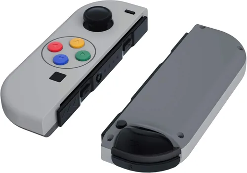 Vista 3 de eXtremeRate - Carcasa de control portátil Joy-Con con set de botones completo repuesto de carcasa hazlo tú mismo para control de Nintendo Switch