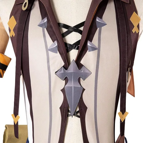 Vista 4 de Juego Genshin Impact Cosplay traje Bennett trajes uniforme