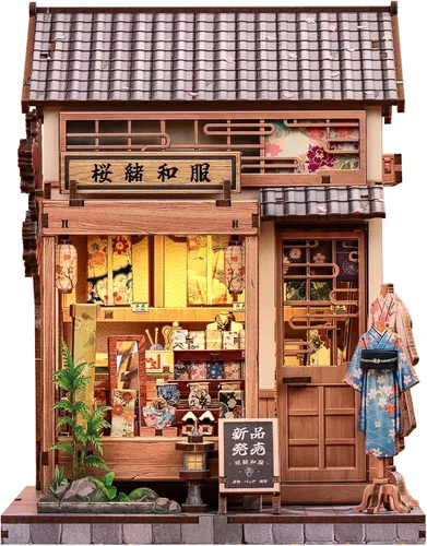 Vista 12 de Fsolis Japanese Book Nook Kit for Adults, Beika-cho Convenience Store Tienda de conveniencia Beika-cho