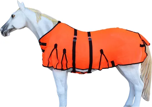 Vista 7 de CHALLENGER 78" caballo malla ligera verano hoja primavera flujo de aire blanco 73408B