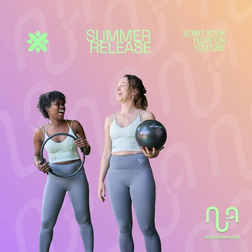 Vista 8 de Kit Esencial de Pilates Aligna Set Completo para el Hogar para Equilibrio, Flexibilidad y Fuerza Set de 8 Piezas con Anillo de Pilates