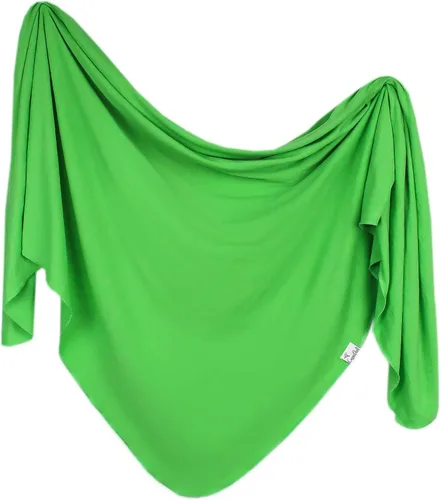 Vista 8 de Copper Pearl Manta para envolver al bebé, manta de punto de primera calidad, manta grande suave y elástica para bebé niño y niña, mantas para recién