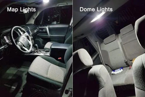 Vista 5 de Xpismii Kit de luz interior LED blanca de 18 piezas 6000K 4Runner de repuesto para Toyota 4Runner 2003 2004 2005 2006 2007 2008 2009, con diagrama