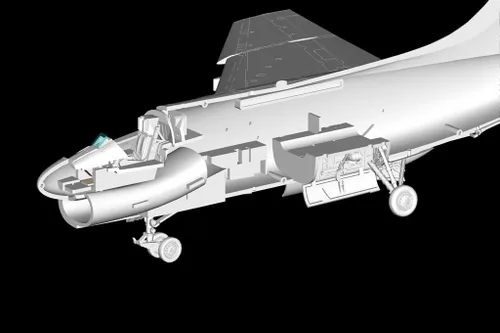 Vista 4 de Hobby Boss A-7H Corsair II - Kit de construcción de modelo de avión