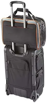 Vista 8 de Flight Outfitters Lift XL Flight Bag Bolsa de piloto acolchada duradera para 2 auriculares, con múltiples bolsillos y correa para el hombro
