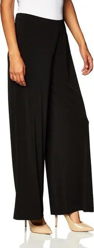Vista 2 de AGB Women's Soft Knit Palazzo Wide Leg Pant (Petite, Standard and Plus Sizes)