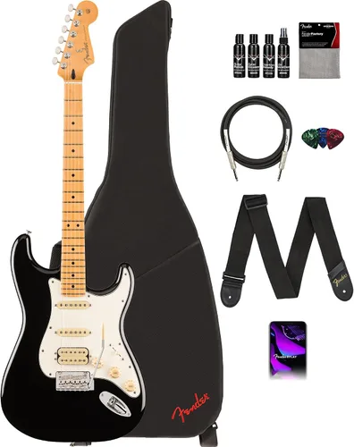 Vista 25 de Fender Player II Modified Stratocaster - Paquete de atardecer con bolsa de concierto, correa, cable, paquete de 3 púas y kit de limpieza de guitarra